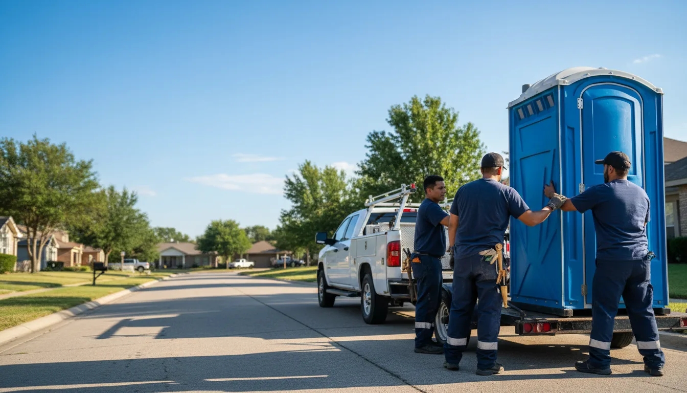 Portable Toilet Rental in Columbus, TX near me